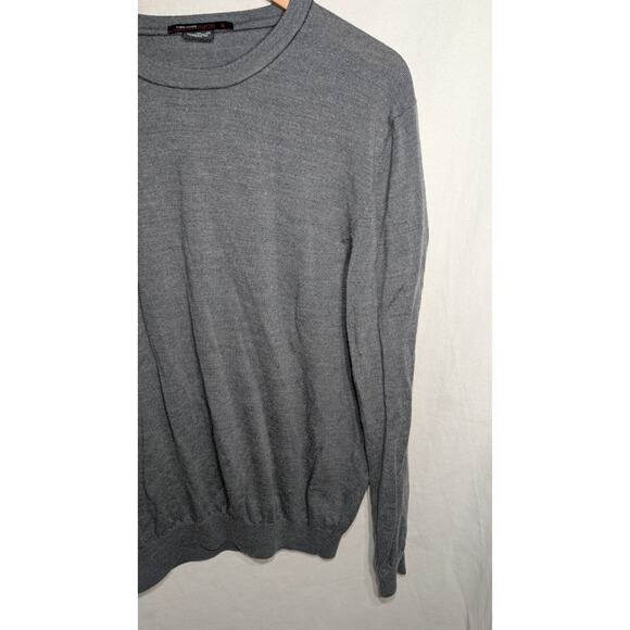 Nike x Tiger Woods Collection Mens Wool Pullover Crewneck Sweater Size XL Gray - Picture 2 of 6